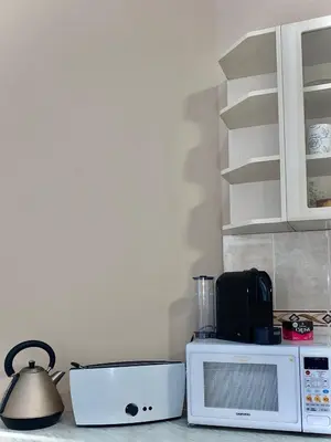 Küche/Küchenzeile in der Unterkunft @HOME