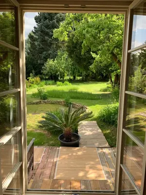 Ein Garten an der Unterkunft Idyllische Fewo Belling Spa - eigene Sauna