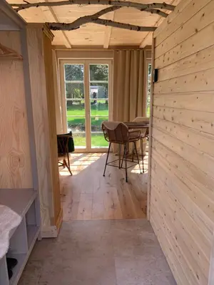 Ein Sitzbereich in der Unterkunft Idyllische Fewo Belling Spa - eigene Sauna