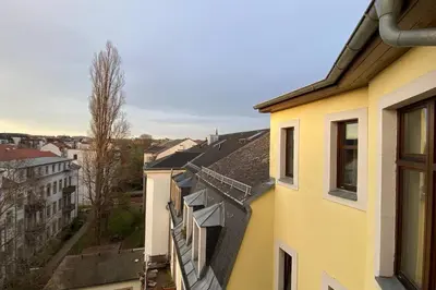 Das Gebäude in dem sich die Ferienwohnung befindet