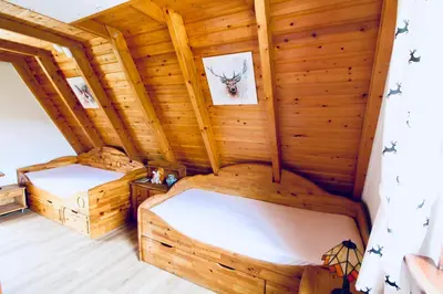 Ein Badezimmer in der Unterkunft Flügels ReBi-Baude