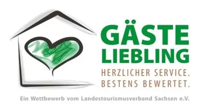 Ein Zertifikat, Auszeichnung, Logo oder anderes Dokument, das in der Unterkunft Gästehaus Schönitz ausgestellt ist