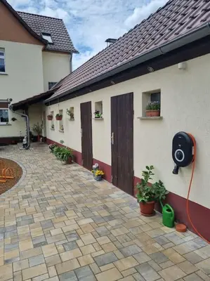 Das Gebäude in dem sich die Ferienwohnung befindet