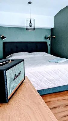 Ein Bett oder Betten in einem Zimmer der Unterkunft Premium Loft im Szeneviertel, WLAN, Smart TV, Parklplatz, Netflix