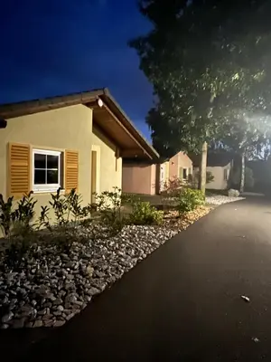 Das Gebäude in dem sich das Chalet befindet
