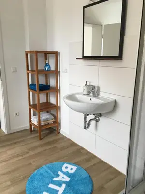 Ein Badezimmer in der Unterkunft Apartment im Stadthaus
