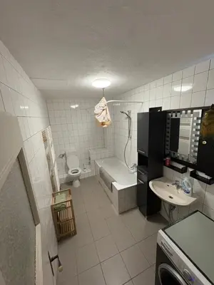 Ein Badezimmer in der Unterkunft Pension Winter Obergeschoss
