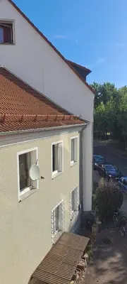 Das Gebäude in dem sich die Ferienwohnung befindet