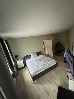 Ein Bett oder Betten in einem Zimmer der Unterkunft Pension Winter Untergeschoss