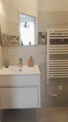 Ein Badezimmer in der Unterkunft Ferienwohnung Silva