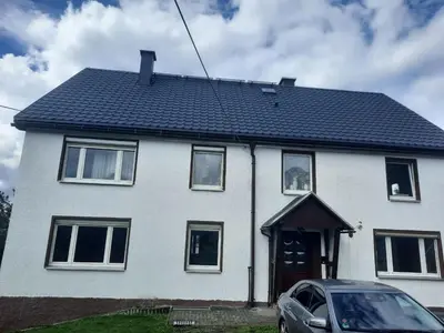 Das Gebäude in dem sich die Ferienwohnung befindet
