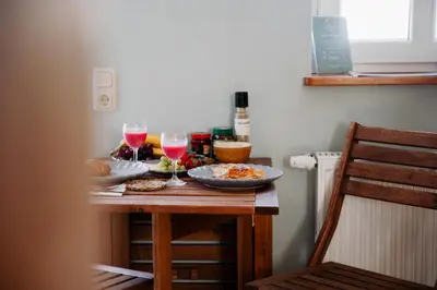 Essen in der Ferienwohnung oder in der Nähe