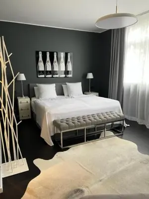 Ein Bett oder Betten in einem Zimmer der Unterkunft InkBlue-Apartment