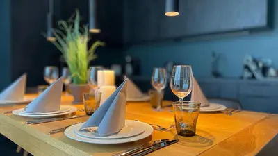 Getränke in der Unterkunft InkBlue-Apartment