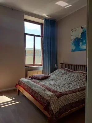 Ein Bett oder Betten in einem Zimmer der Unterkunft Schöne Wohnung in Dresden - Neustadt