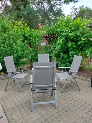 Ein Garten an der Unterkunft Waldesruh
