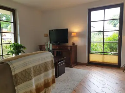 TV/Unterhaltungsangebot in der Unterkunft Radebeul mit Flair