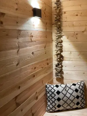Grundriss der Unterkunft Kleines Chalet im Erzgebirge mit Sauna und Kamin