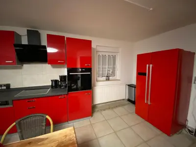 Küche/Küchenzeile in der Unterkunft Stilvolles Ferienhaus mit Garten für 6 Personen