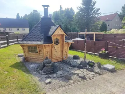 Das Gebäude in dem sich die Ferienwohnung befindet