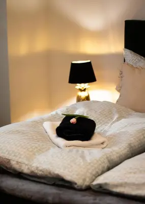 Ein Bett oder Betten in einem Zimmer der Unterkunft Weinberg 100