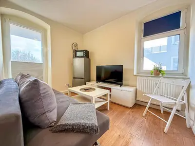 TV/Unterhaltungsangebot in der Unterkunft MonteurWohnung Sporbitzer Stübchen