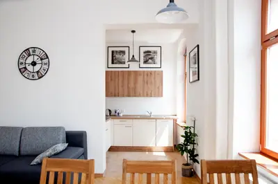 Ein Sitzbereich in der Unterkunft 1-Raum-Wohnung zentral gelegen