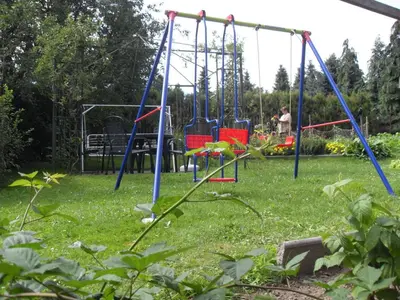 Ein Kinderspielbereich in der Unterkunft Ferienwohnung Dagmar Mergen