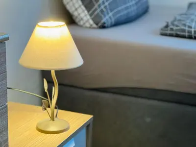 Ein Bett oder Betten in einem Zimmer der Unterkunft Pension Kaditz