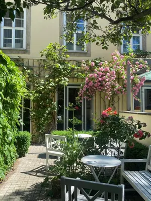 Ein Garten an der Unterkunft Hofgärtnerhaus