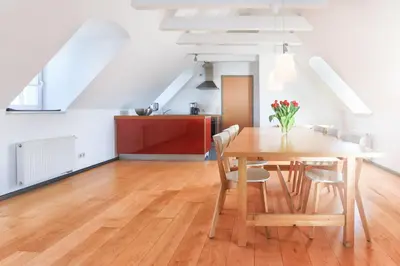 Ein Sitzbereich in der Unterkunft Hofgärtnerhaus