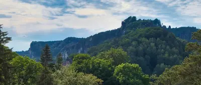 Naturlandschaft in der Nähe des Ferienhauses