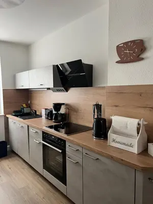 Küche/Küchenzeile in der Unterkunft Sehr schöne Wohnung,komplett neu eingerichtet