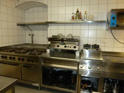 Küche/Küchenzeile in der Unterkunft Haus Gaia