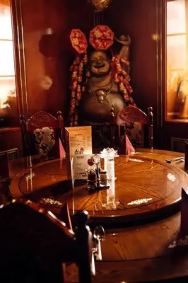 Ein Sitzbereich in der Unterkunft Hotel und Restaurant Golden Village