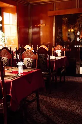 Ein Sitzbereich in der Unterkunft Hotel und Restaurant Golden Village