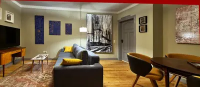TV/Unterhaltungsangebot in der Unterkunft ArtHouse Lilienstein