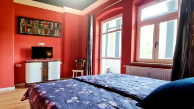 TV/Unterhaltungsangebot in der Unterkunft ArtHouse Lilienstein