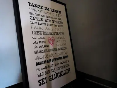 Ein Zertifikat, Auszeichnung, Logo oder anderes Dokument, das in der Unterkunft Astrids Seehaus ausgestellt ist