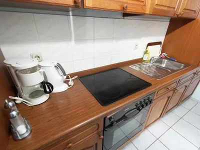 Küche/Küchenzeile in der Unterkunft Studio in Saxony near Dübener Heide