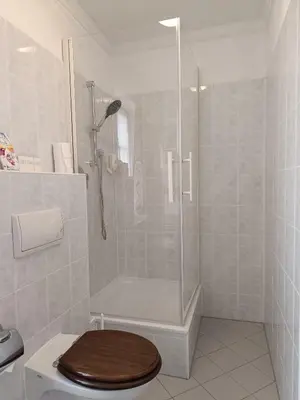 Ein Badezimmer in der Unterkunft Antonappartements