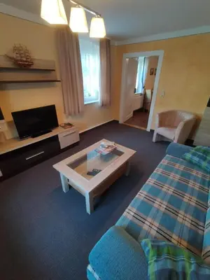 TV/Unterhaltungsangebot in der Unterkunft Ferienwohnung 3 Am Zahnsborn