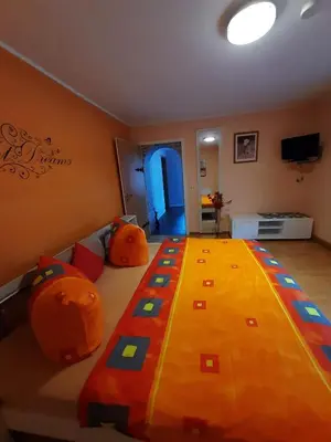 Ein Bett oder Betten in einem Zimmer der Unterkunft Ferienwohnung ILSENHOF