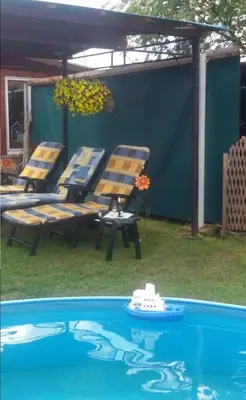 Der Swimmingpool an oder in der Nähe von Ferienwohnung ILSENHOF
