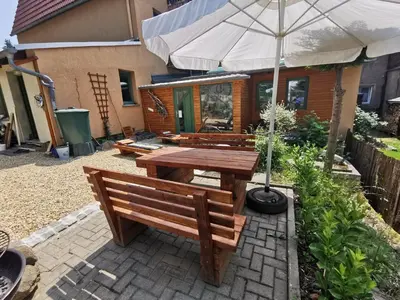 Das Gebäude in dem sich die Ferienwohnung befindet