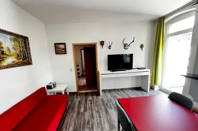 TV/Unterhaltungsangebot in der Unterkunft Ferienwohnung