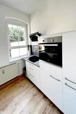 Küche/Küchenzeile in der Unterkunft Ferienwohnung