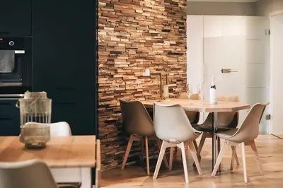 Ein Sitzbereich in der Unterkunft TIP! Toplage in Dresden! Moderne 100 qm Ferienwohnung für Familien und kleine Gruppen