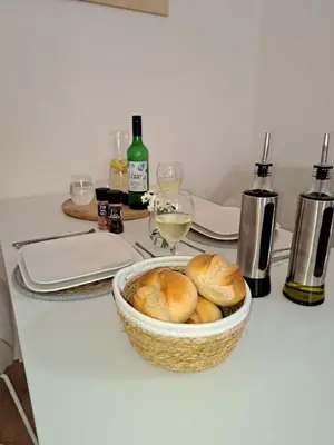 Essen in der Ferienwohnung oder in der Nähe