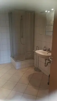 Ein Badezimmer in der Unterkunft Ferienwohnung Sonnenblick